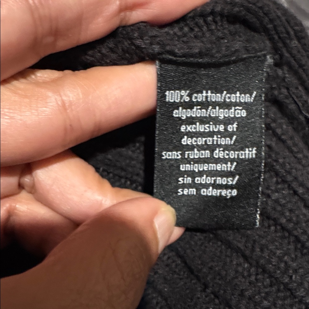 Calvin Klein Jeans Black Turtleneck Sweater - Picture 6 of 6